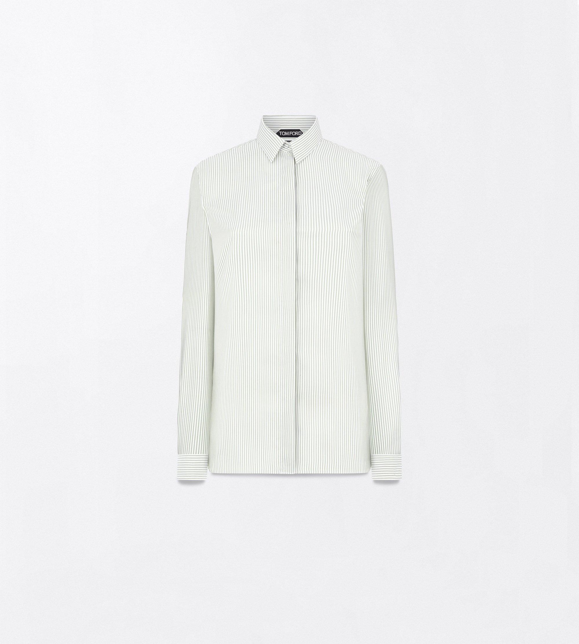 STRIPED SILK SHIRT