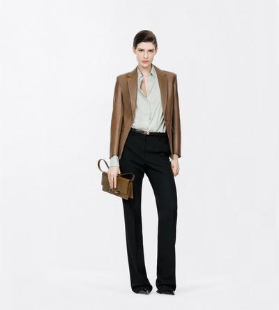TOM FORD SILK GREEN+OFF WHITE STRIPED SILK SHIRT
