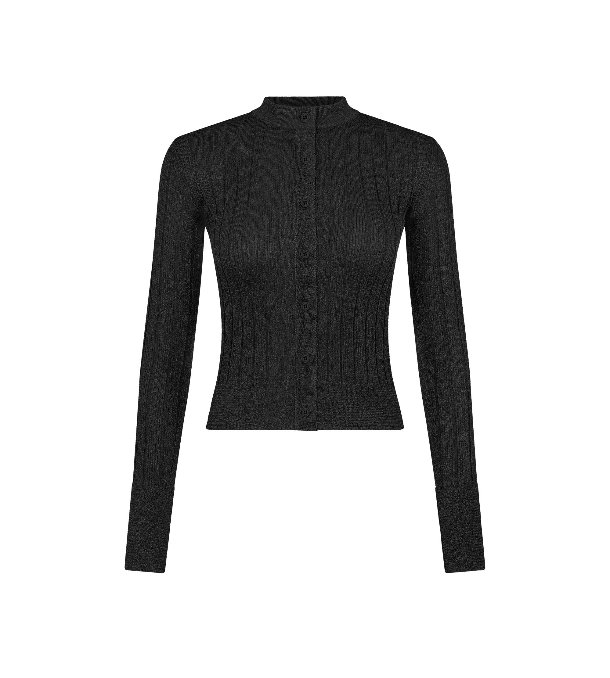 CREWNECK CARDIGAN WITH TOM FORD METAL PLAQUE