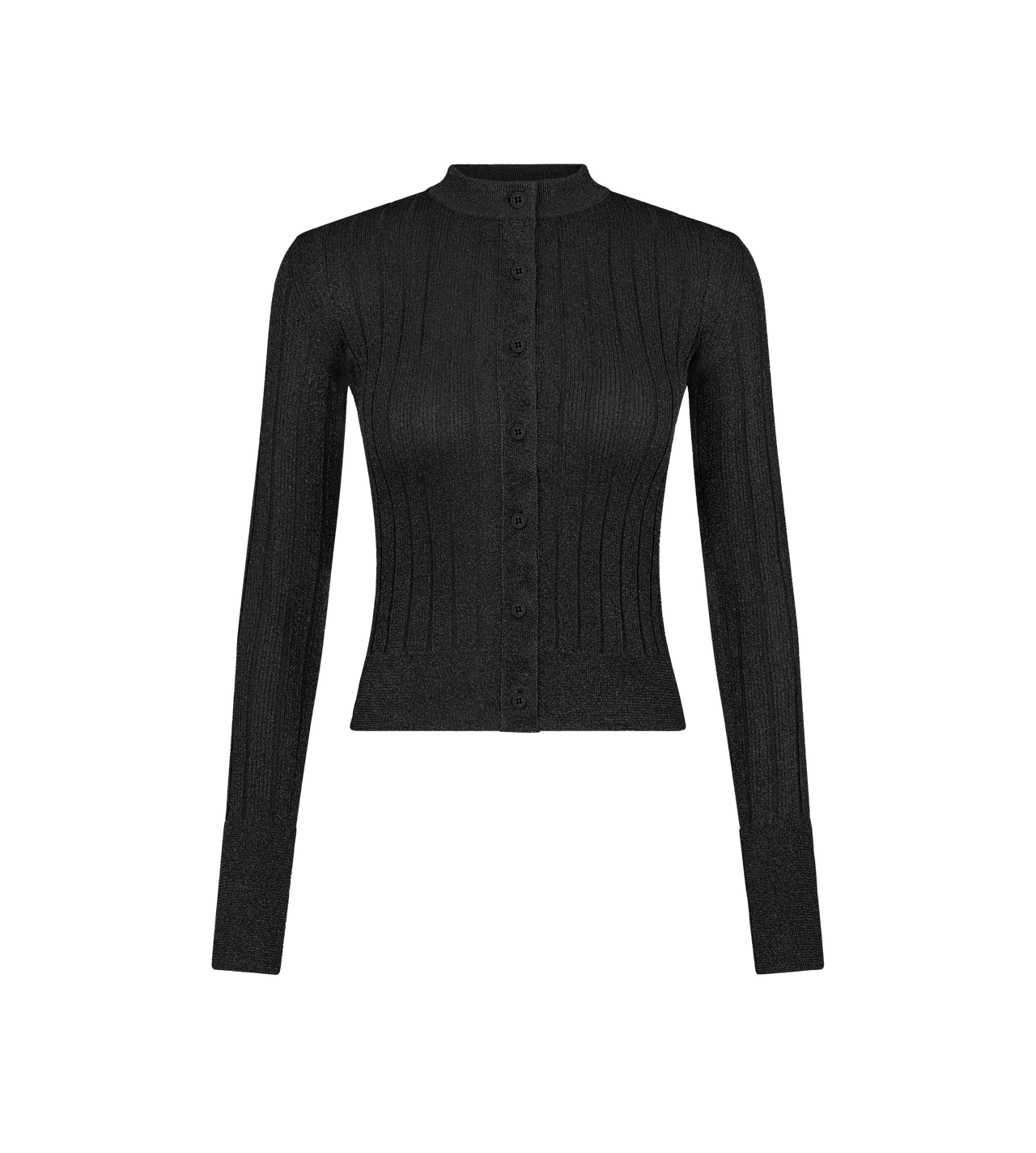 CREWNECK CARDIGAN WITH TOM FORD METAL PLAQUE image number 0