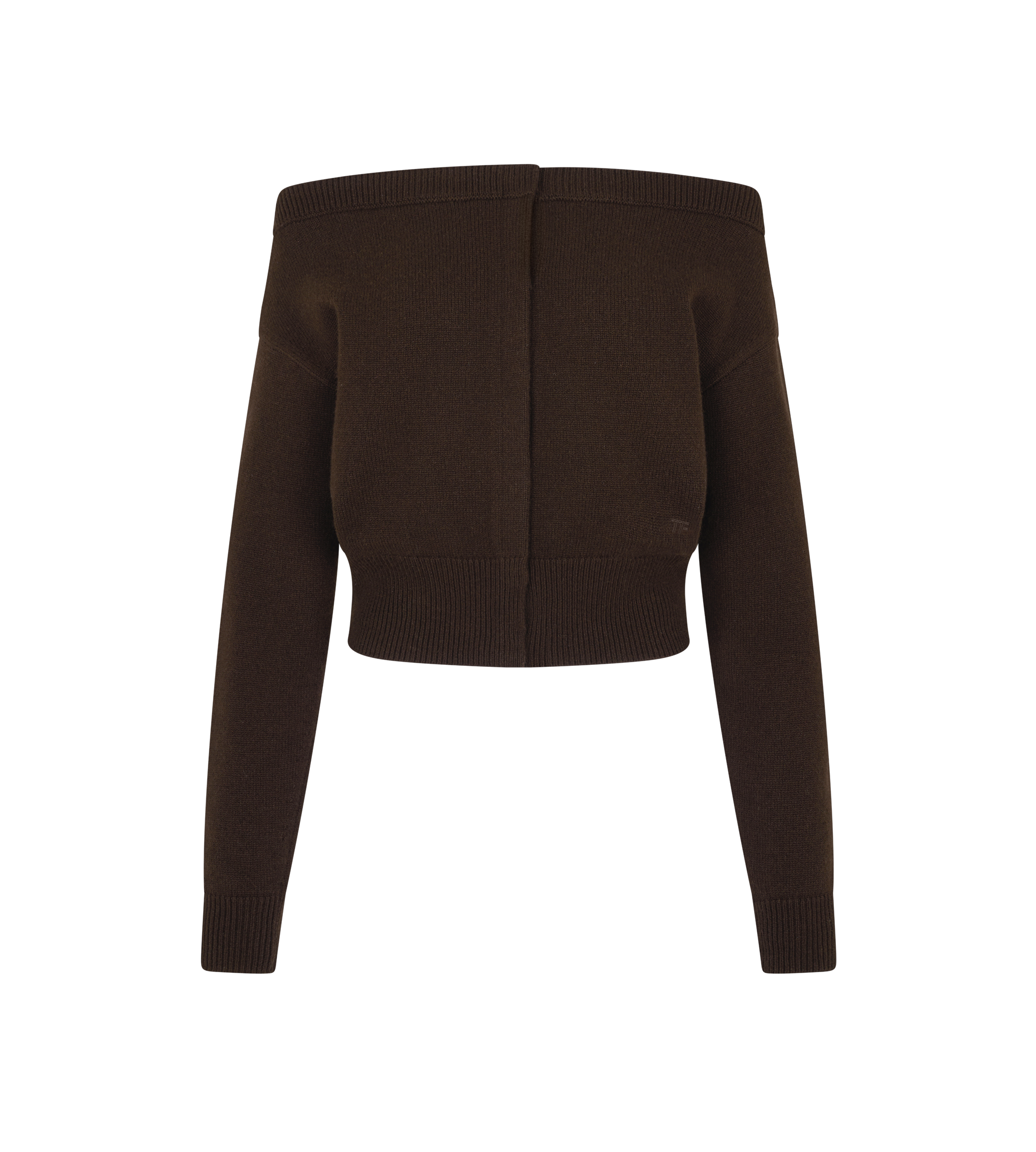 SOFT CASHMERE OPEN-NECK SHRUNKEN CARDIGAN