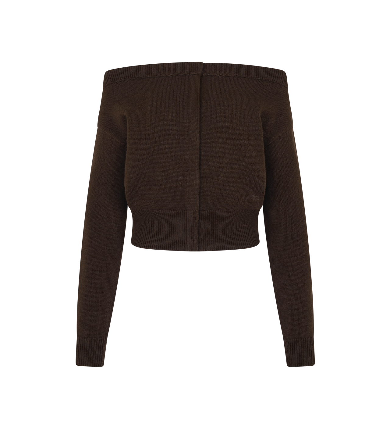 SOFT CASHMERE OPEN-NECK SHRUNKEN CARDIGAN image number 0