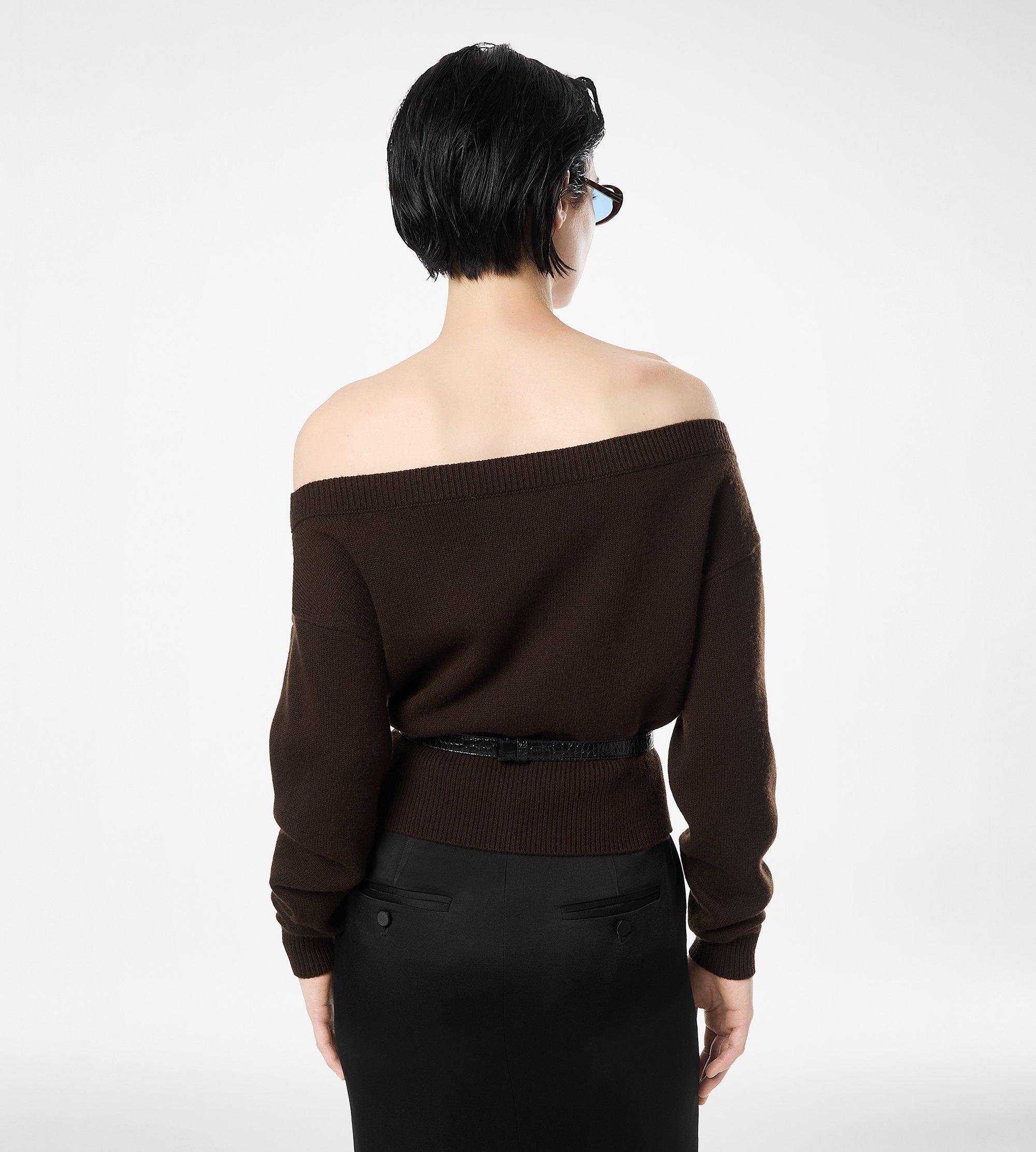 SOFT CASHMERE OPEN-NECK SHRUNKEN CARDIGAN | TOM FORD Fashion