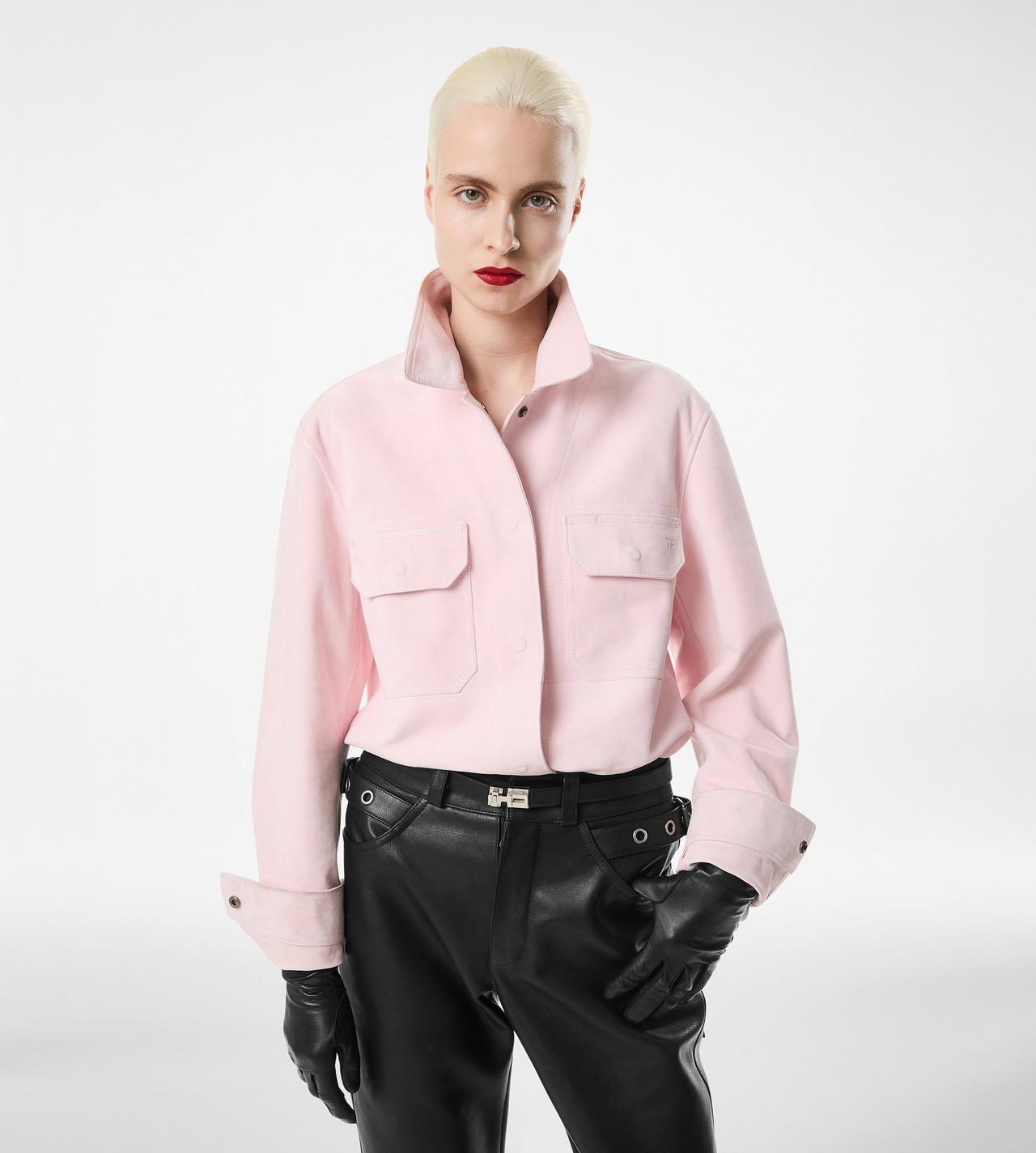 SOFT GOAT SUEDE SHIRT image number 3