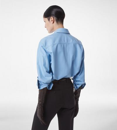FRENCH PLONGE LEATHER SHIRT image number 4