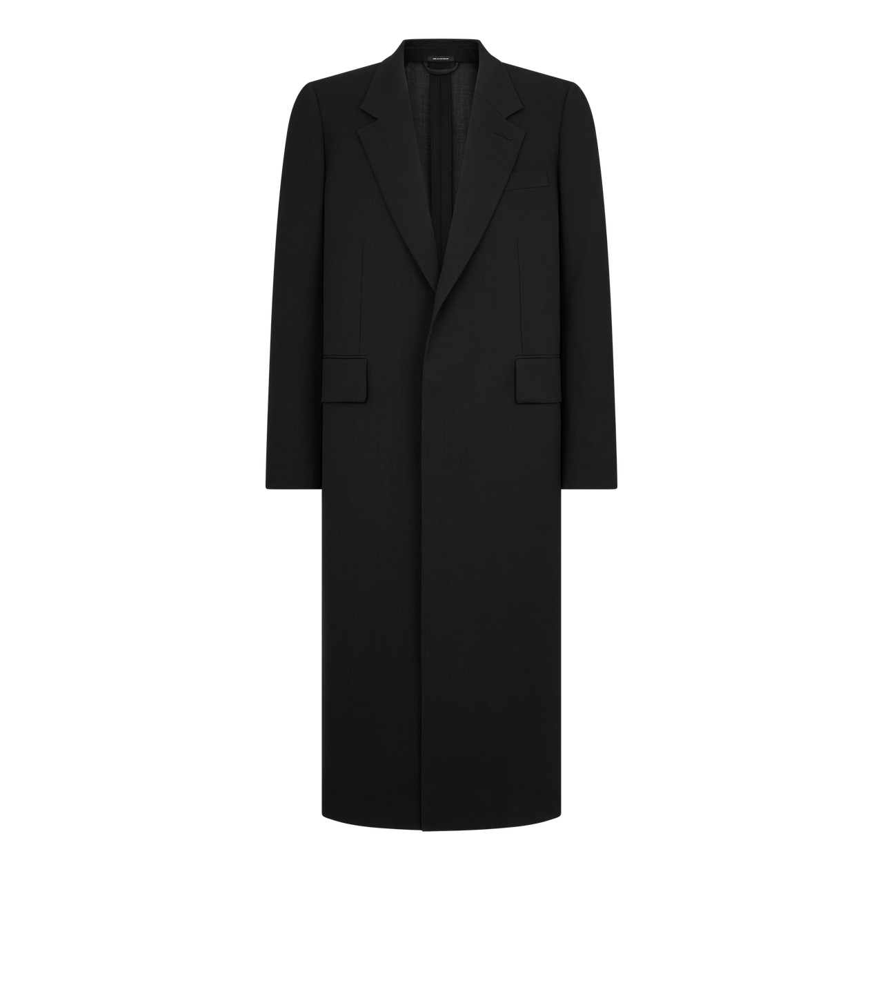 TOM FORD WOOL BLACK LIGHT FRESCO TAILORED COAT