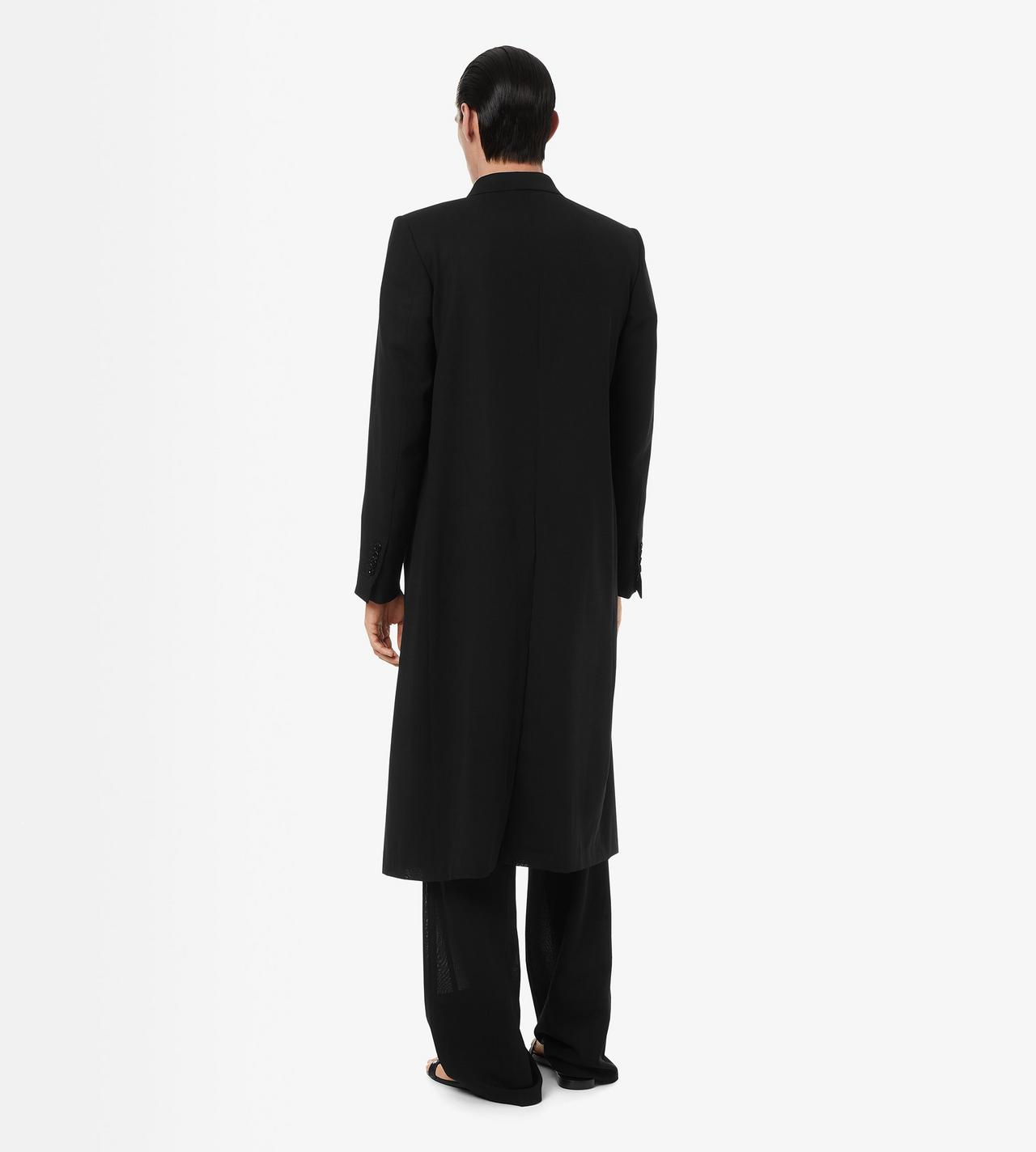 TOM FORD WOOL BLACK LIGHT FRESCO TAILORED COAT