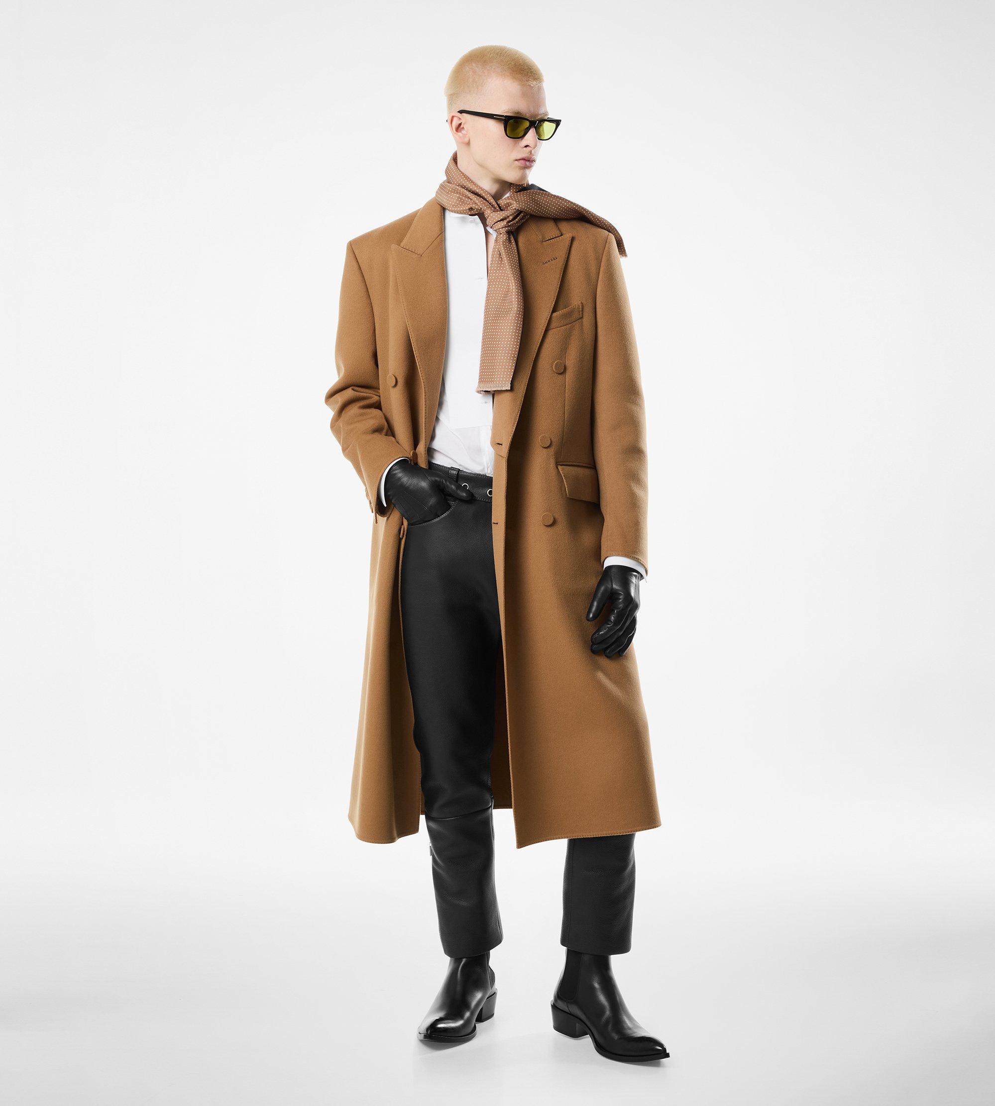 WOOL CASHMERE DOUBLE SPLITTABLE COAT | TOM FORD Fashion
