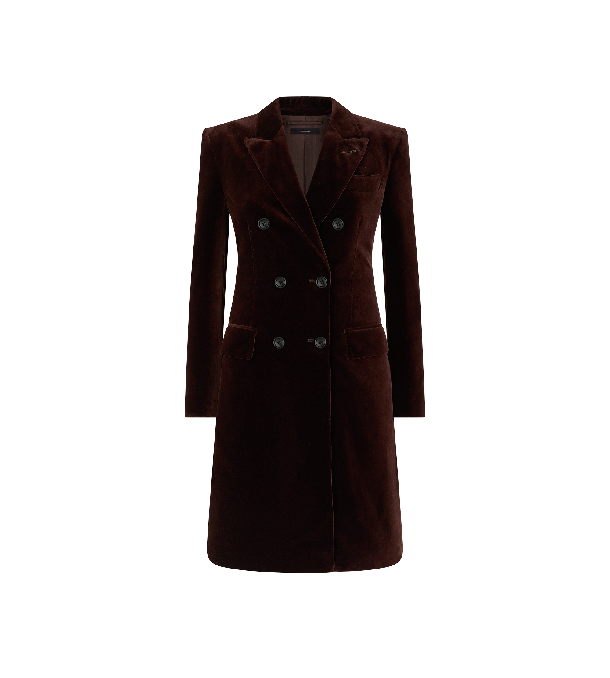 Women Maroon Trench Coat Double Breasted Pocket Pea Coat Women