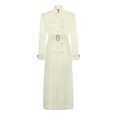 TECHNICAL MATERIAL TRENCH COAT image number 0