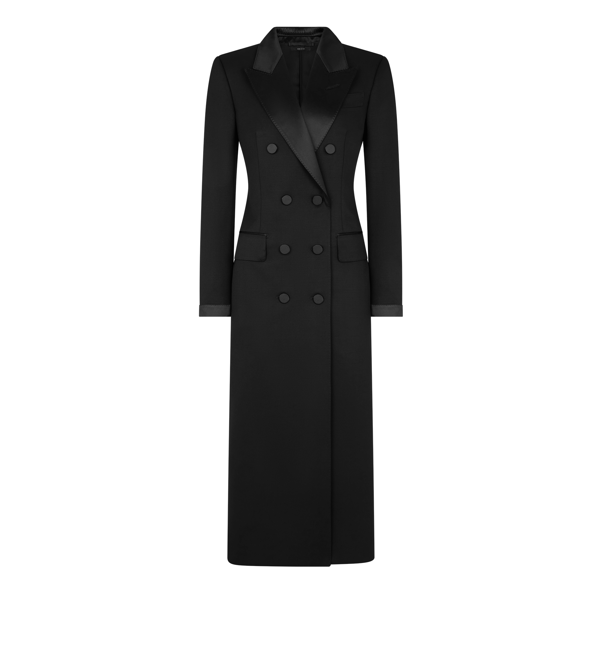 TOM FORD/トム フォード ハウンドトゥース ダブルブレストコート TOM FORD ミリタリー ダブルコート | ブルー | FARFETCH JP