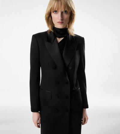DOUBLE BREASTED EVENING COAT image number 1