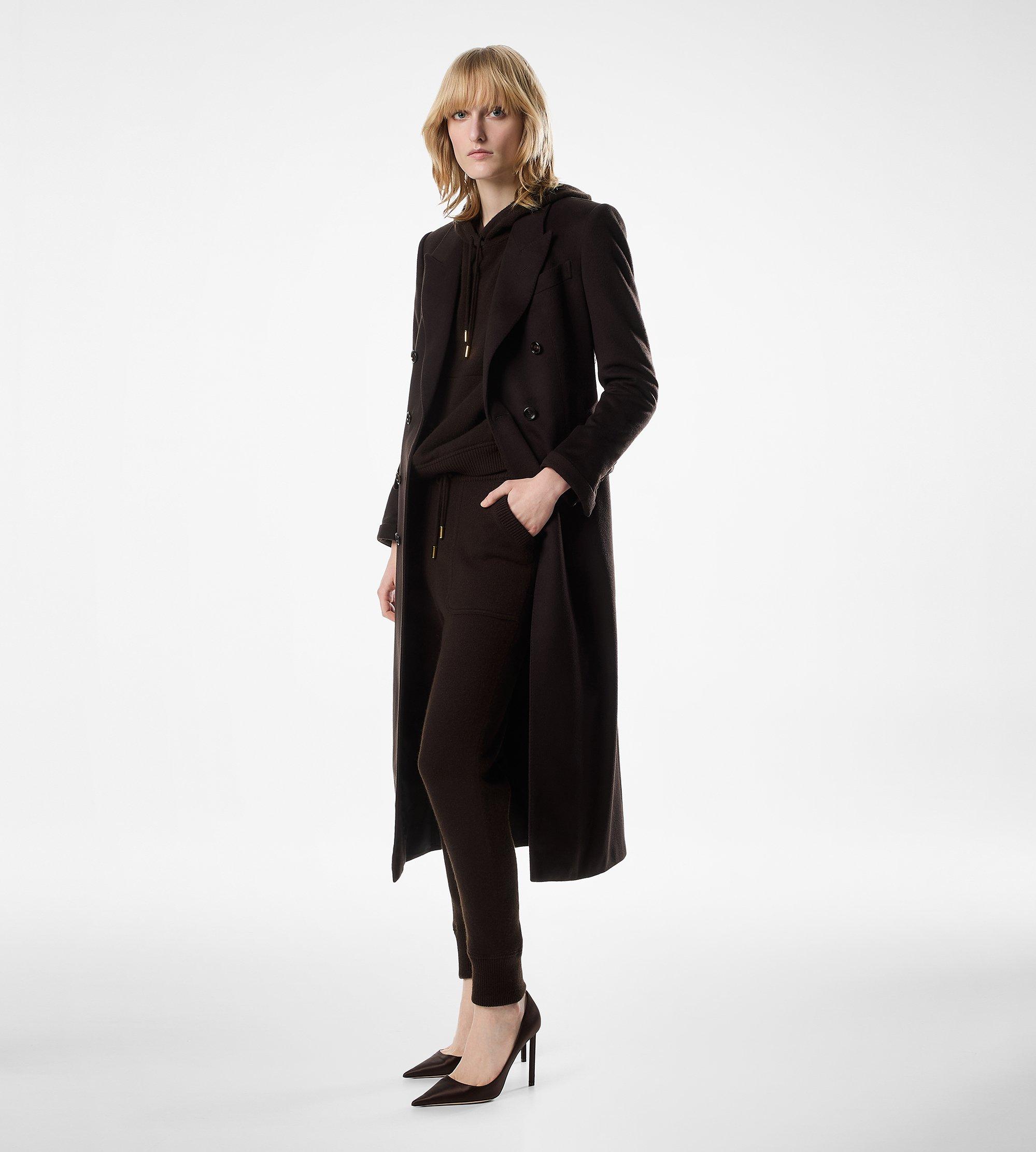 DOUBLE BREASTED CASHMERE COAT