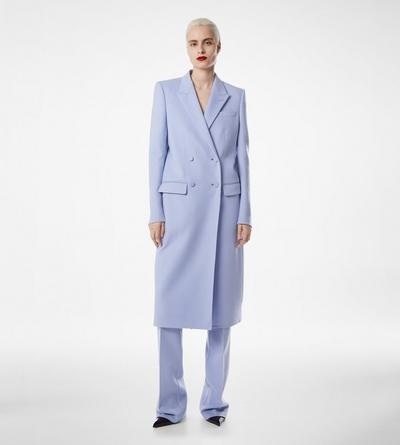 DOUBLE FACE LIGHT WOOL DOUBLE BREASTED COAT image number 2