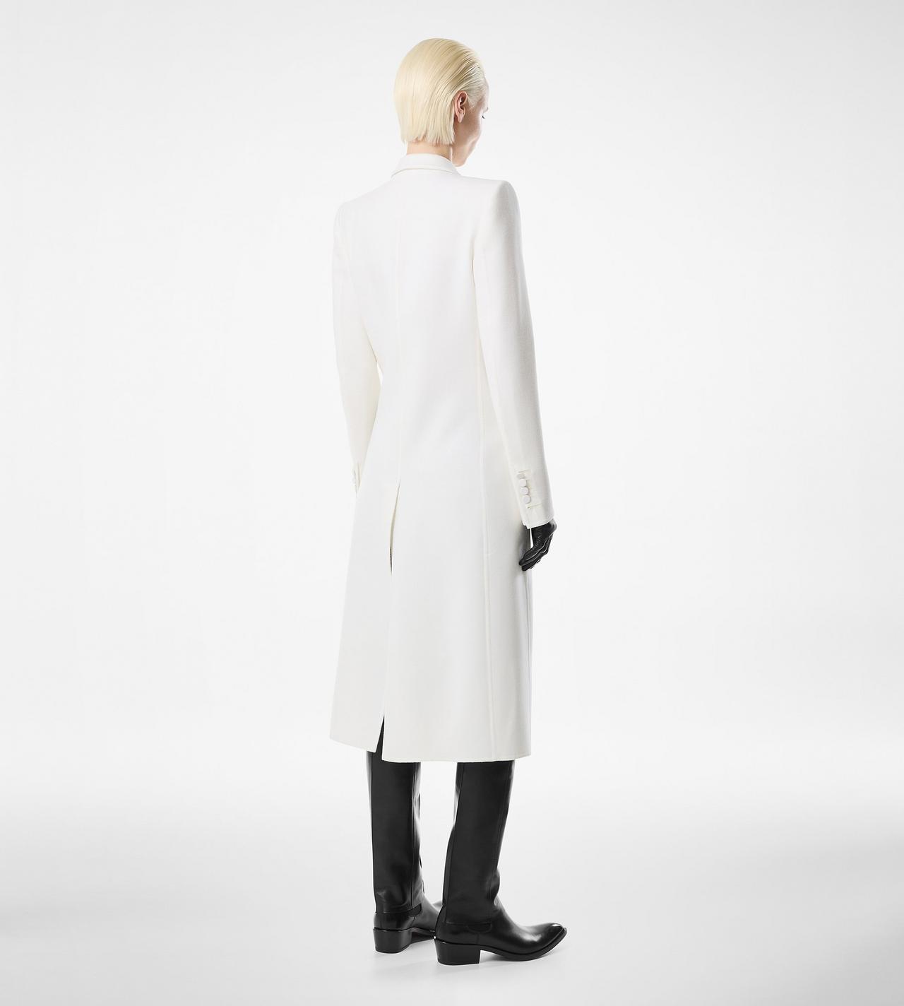 DOUBLE FACE LIGHT WOOL DOUBLE BREASTED COAT image number 3