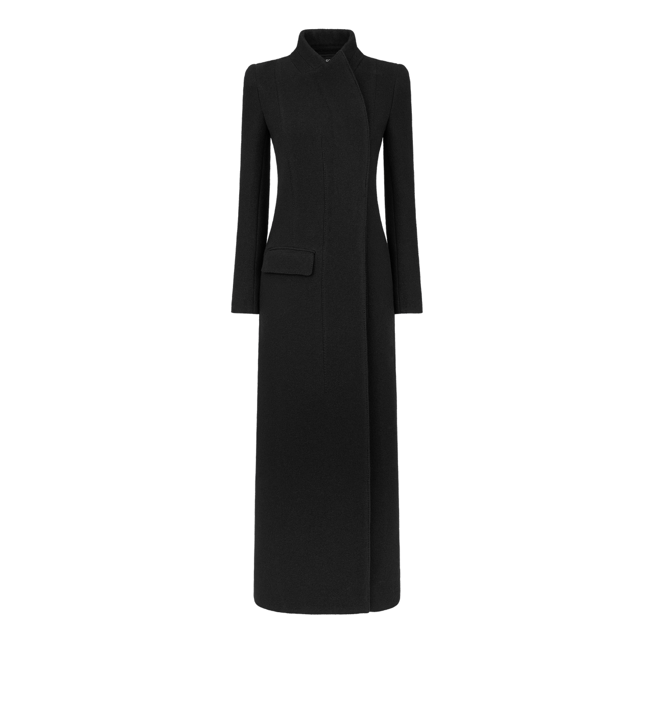 COMPACT STRETCH BOUCLE' DOUBLE BREASTED COAT image number 0