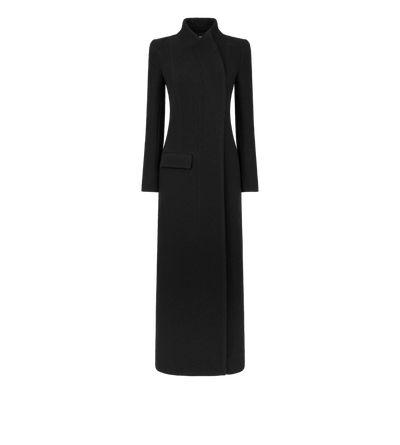 COMPACT STRETCH BOUCLE' DOUBLE BREASTED COAT image number 0