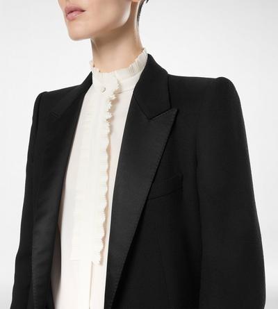 DOUBLE FACE LIGHT WOOL SINGLE BREASTED EVENING COAT image number 1