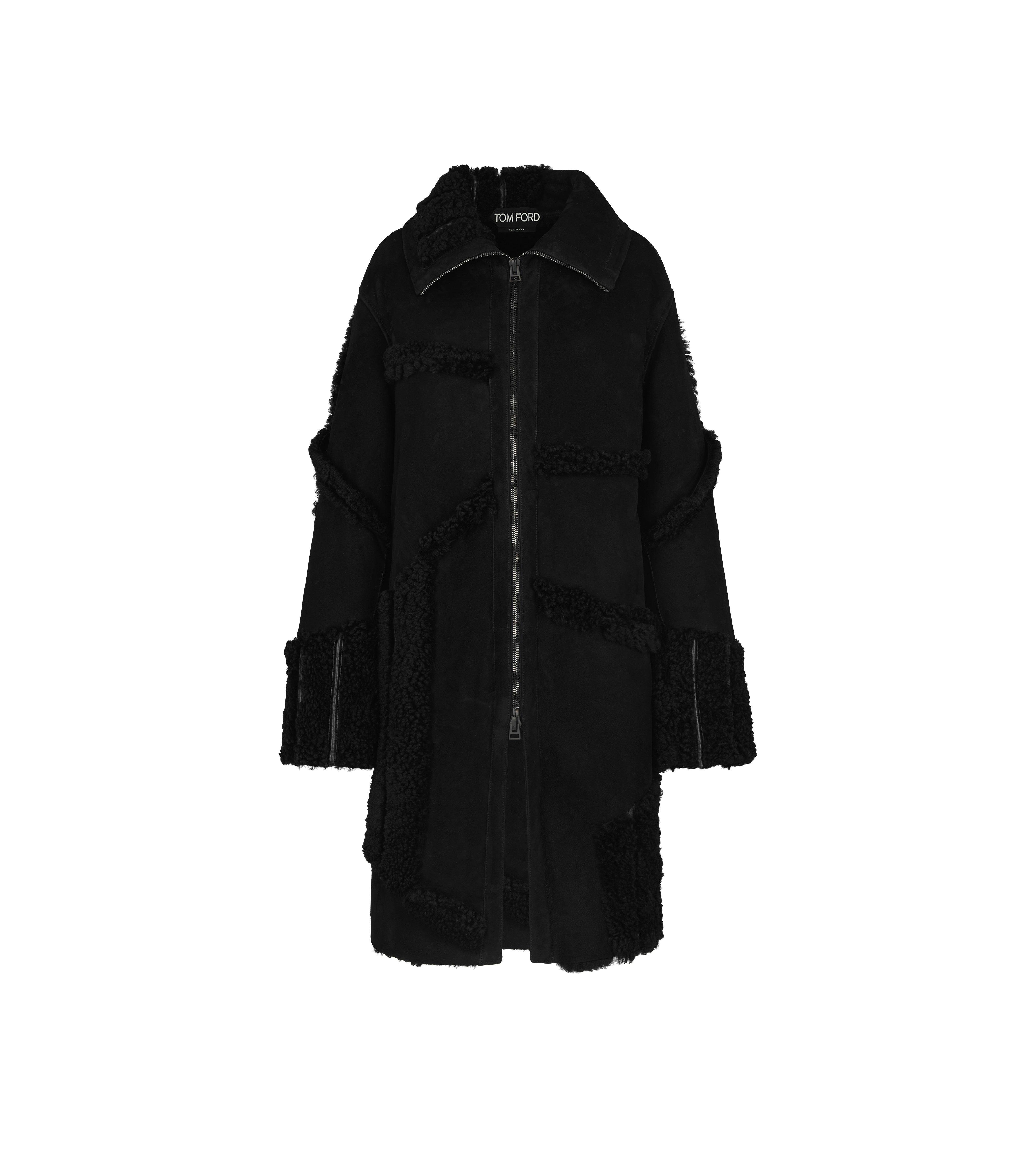 Tom ford shearling on sale coat