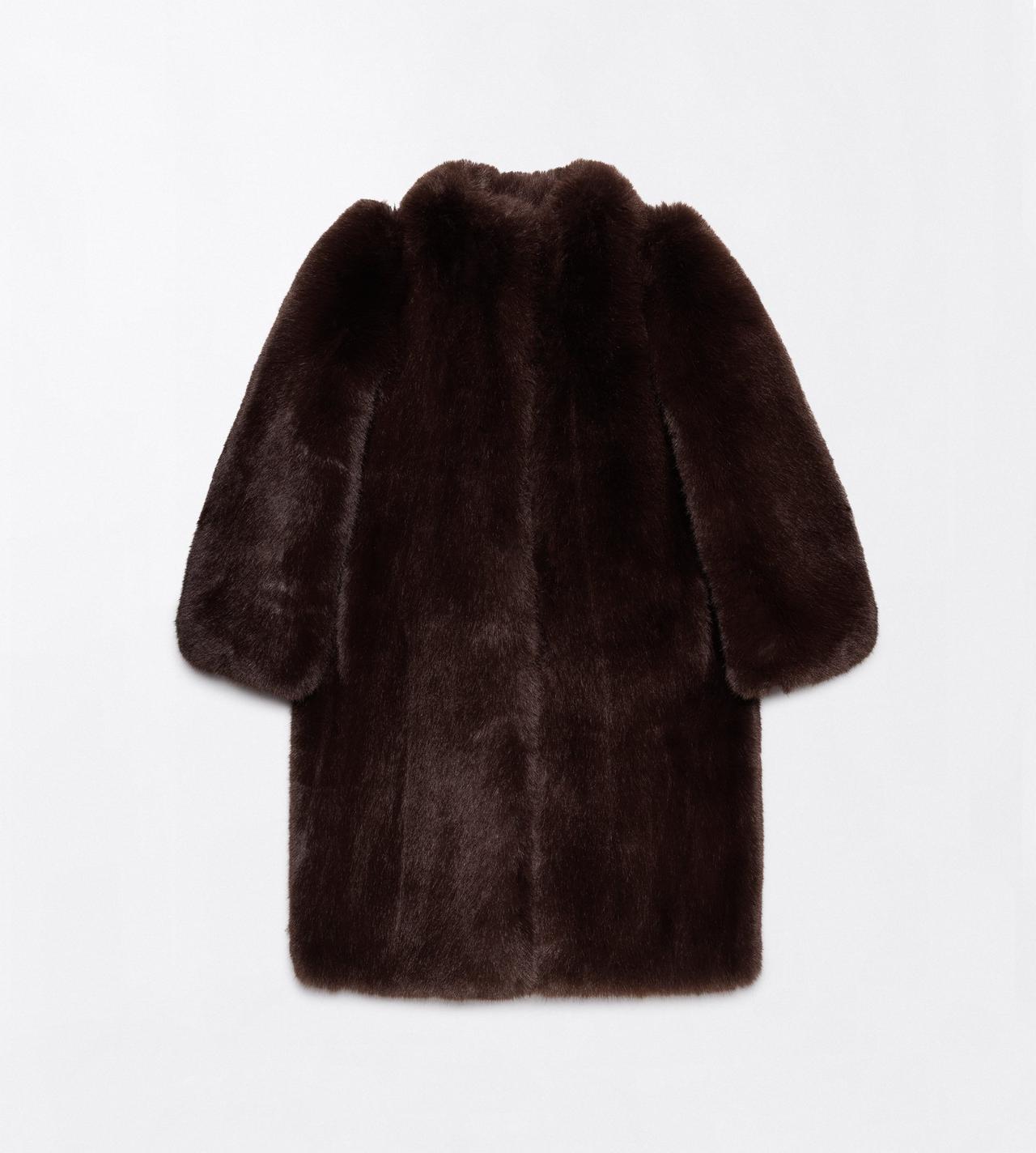TOM FORD FAUX FUR BROWN FAUX FUR COAT