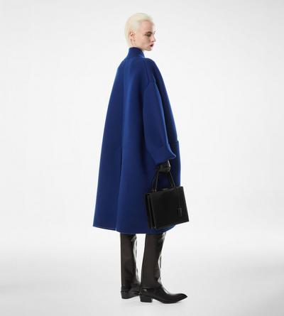 SCULPTURAL SINGLE BREASTED OPERA COAT image number 4