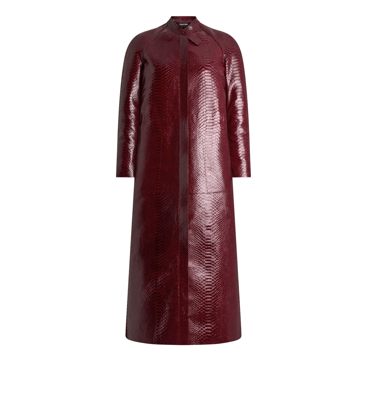 PRINTED LEATHER AND WASHED DUCHESSE BIKER COAT image number 0