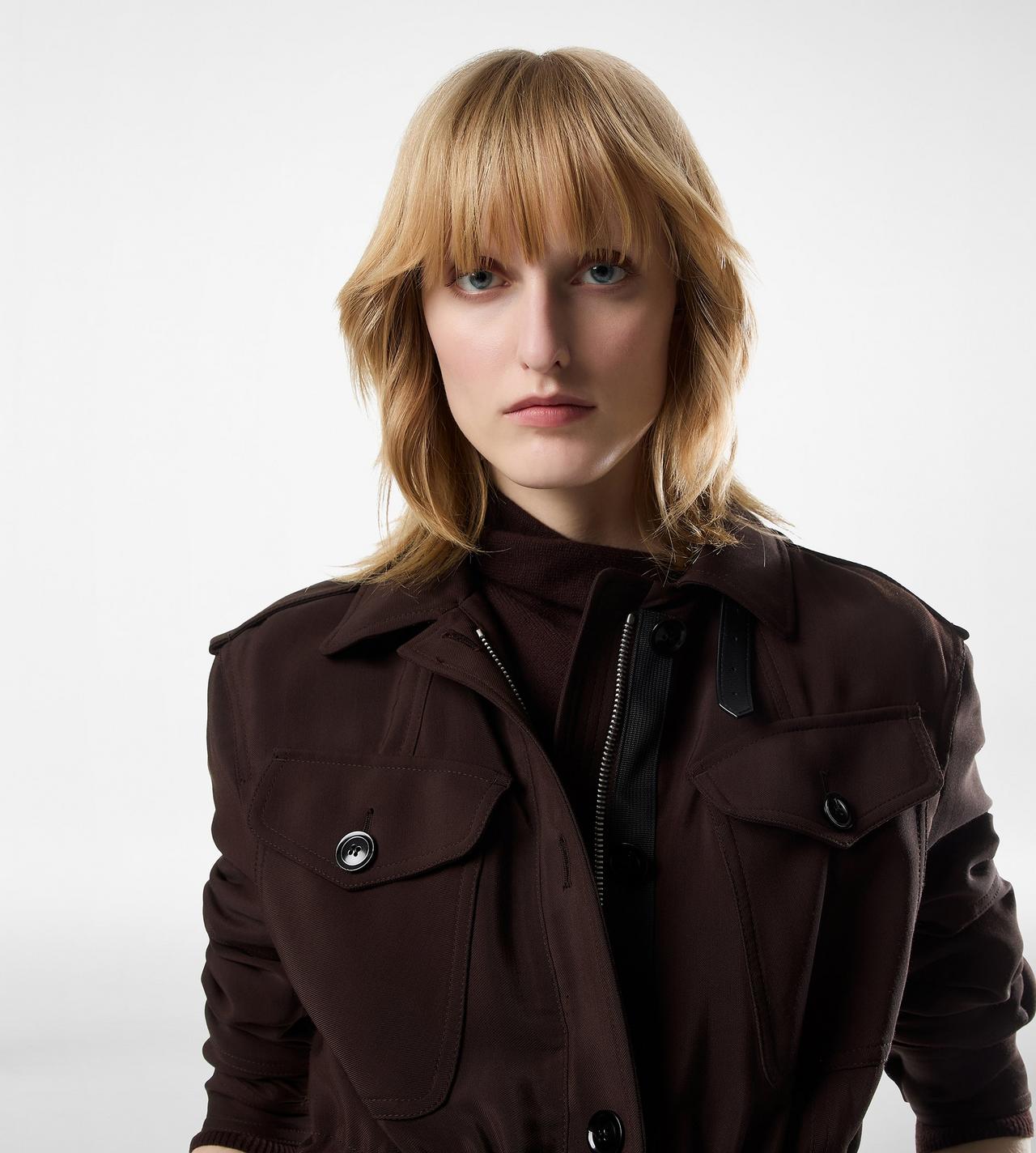 WOOL BLEND FIELD JACKET image number 1