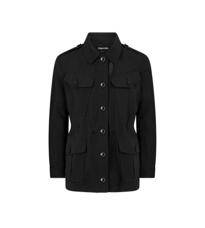 WOOL BLEND FIELD JACKET