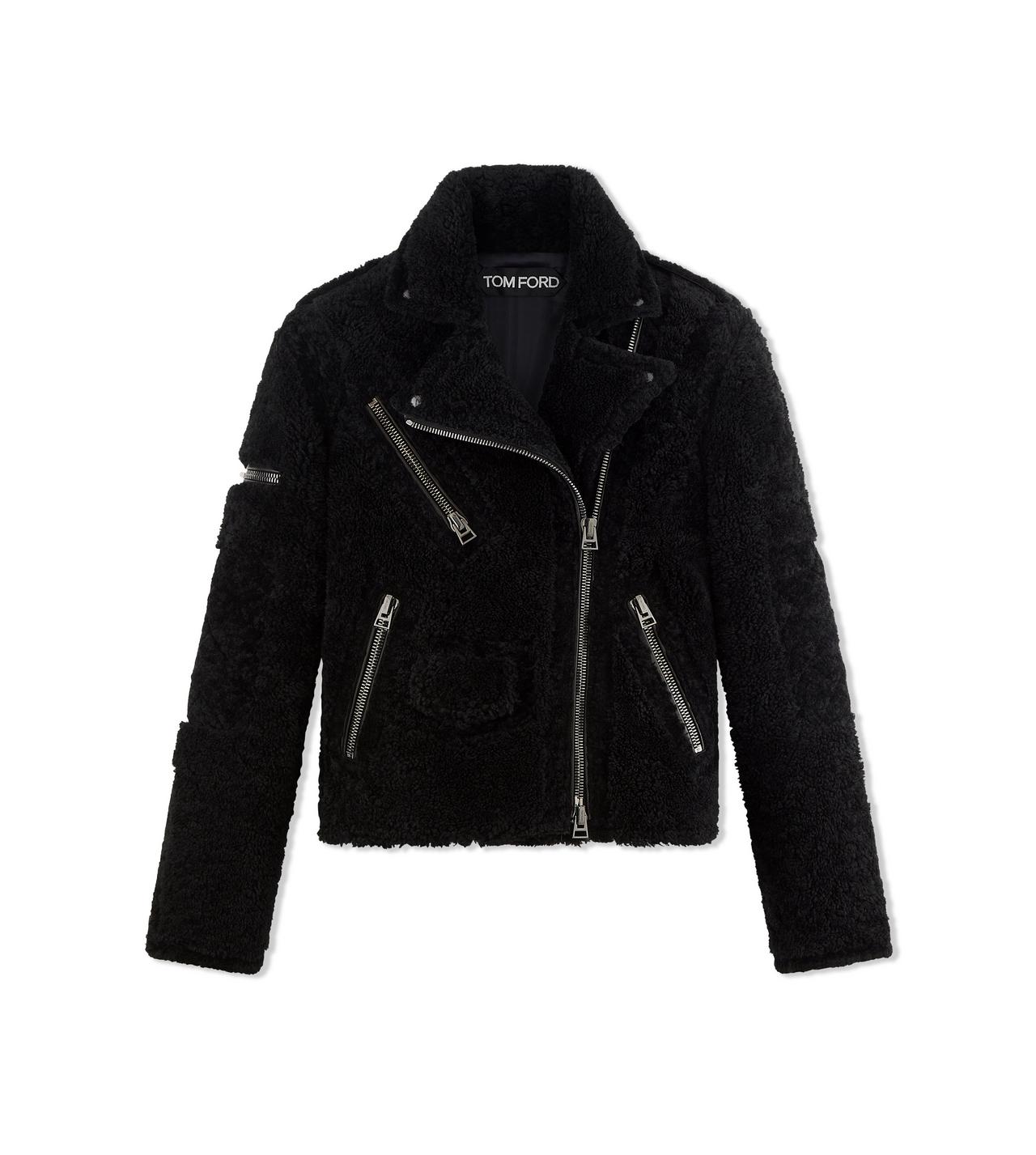 NAPPA SHEARLING BIKER JACKET image number 0