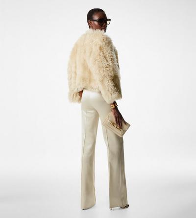 CURLY SHEARLING JACKET image number 2
