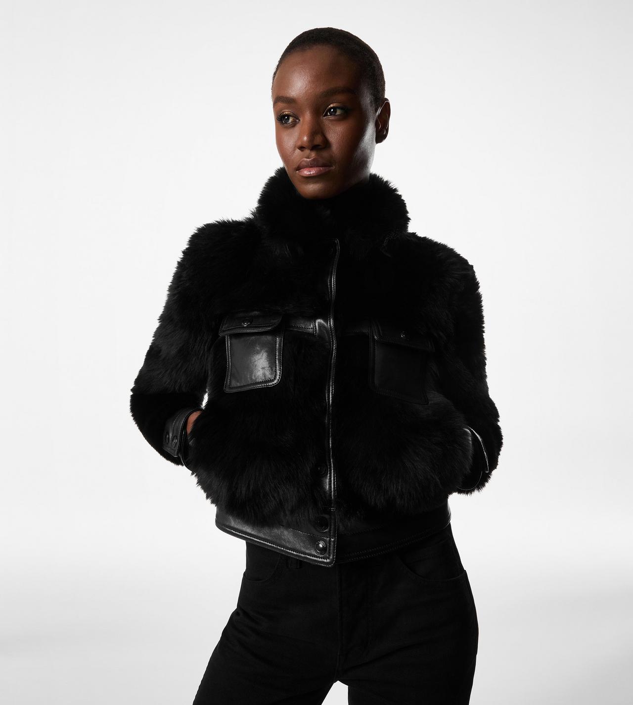 SHEARLING & LEATHER WESTERN JACKET | Tom Ford Fashion SHEARLING & LEATHER WESTERN JACKET | Tom Ford Fashion