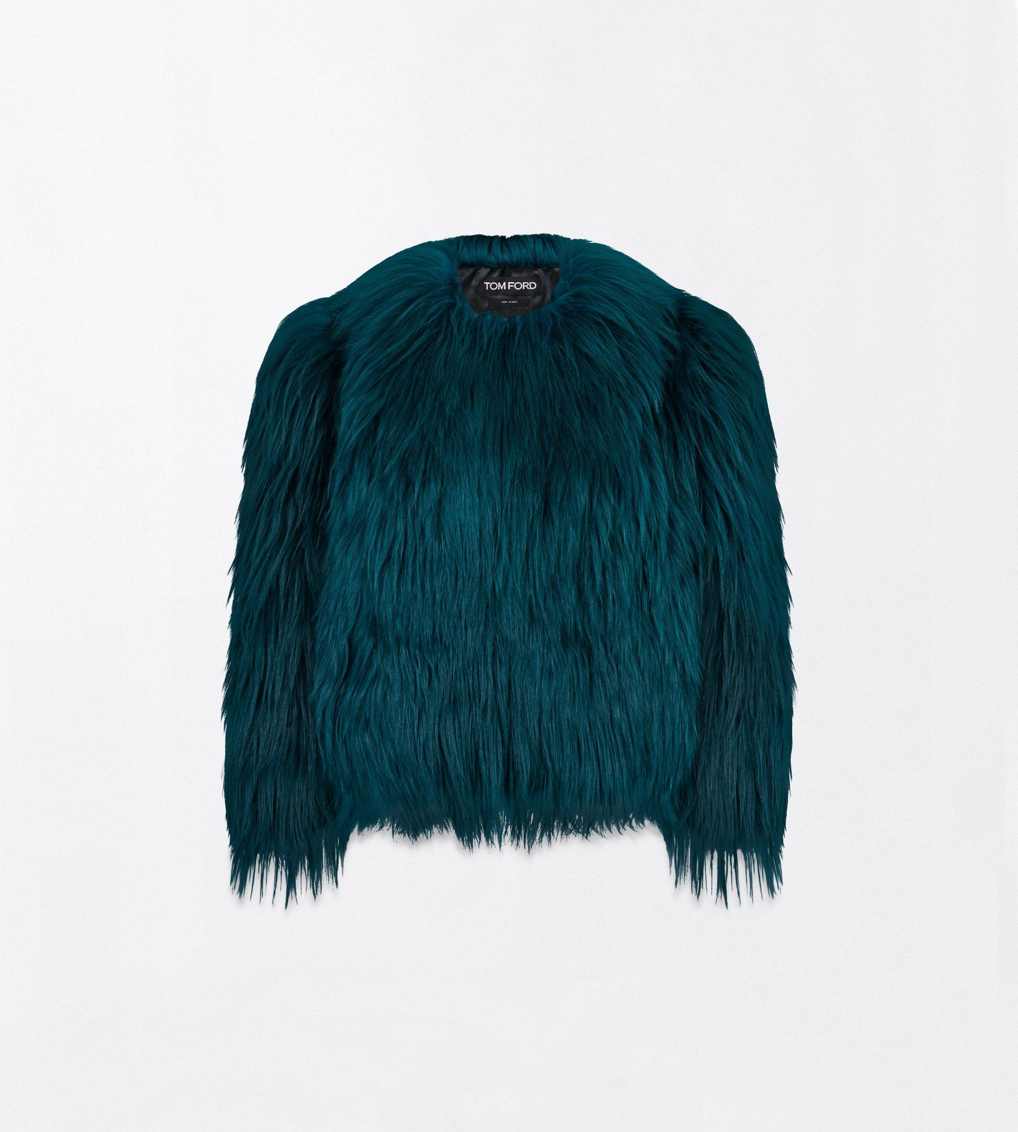 LONG HAIR LAMB SHEARLING JACKET