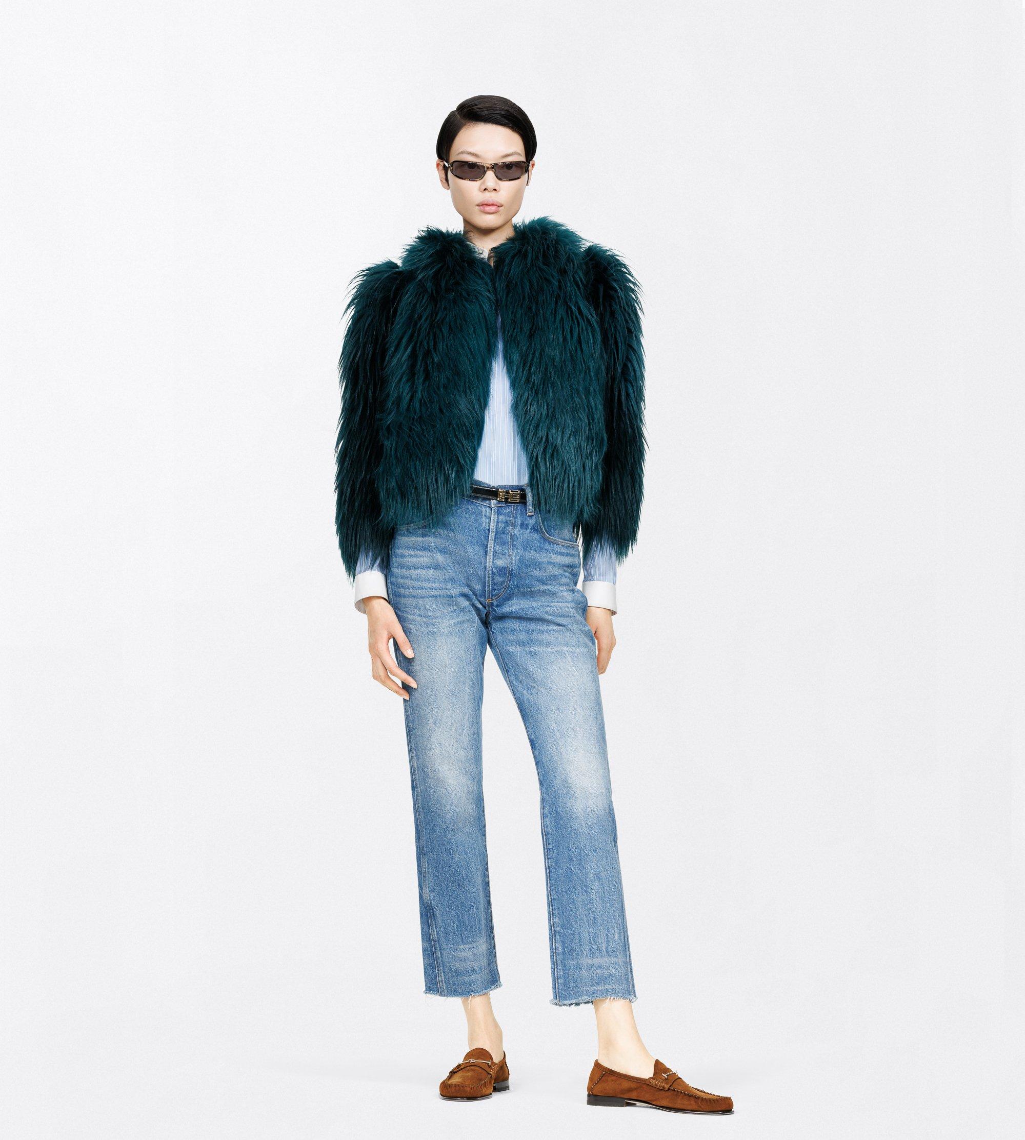 LONG HAIR LAMB SHEARLING JACKET