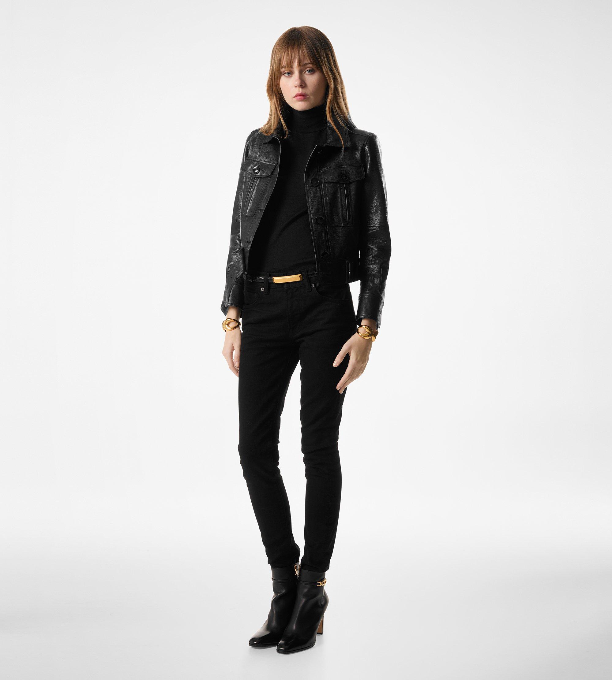 CROPPED LEATHER JACKET