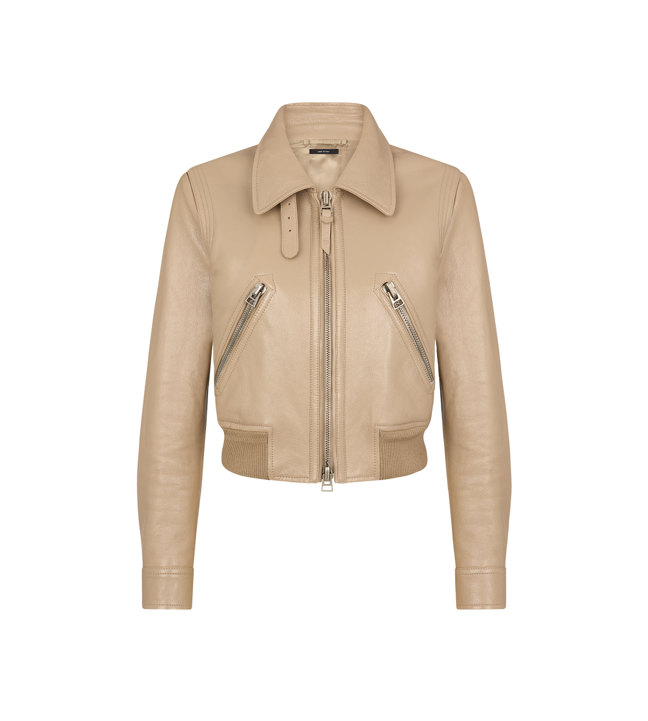 GRAIN LUX GOAT LEATHER BLOUSON image number 0