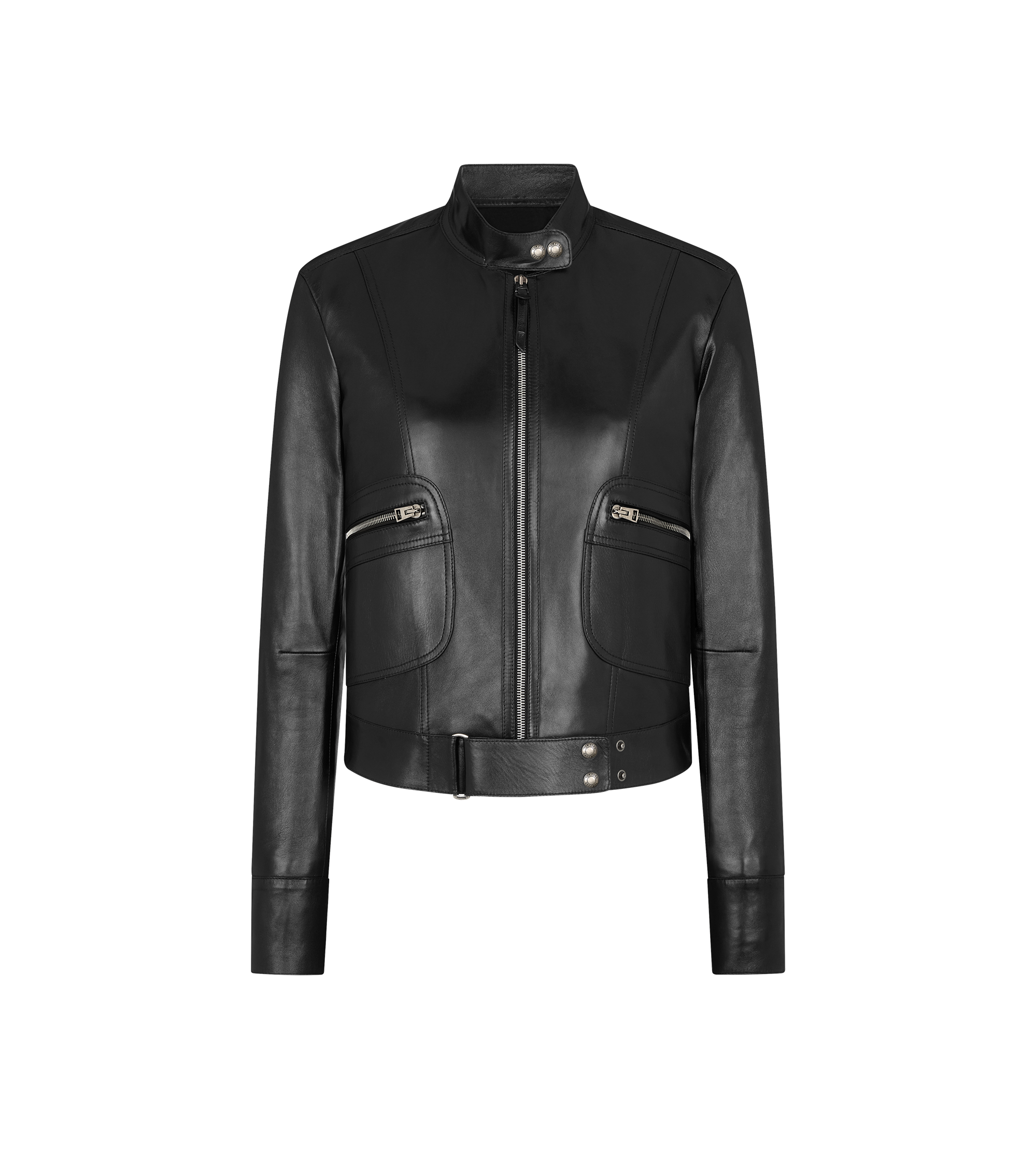 LEATHER RACER JACKET
