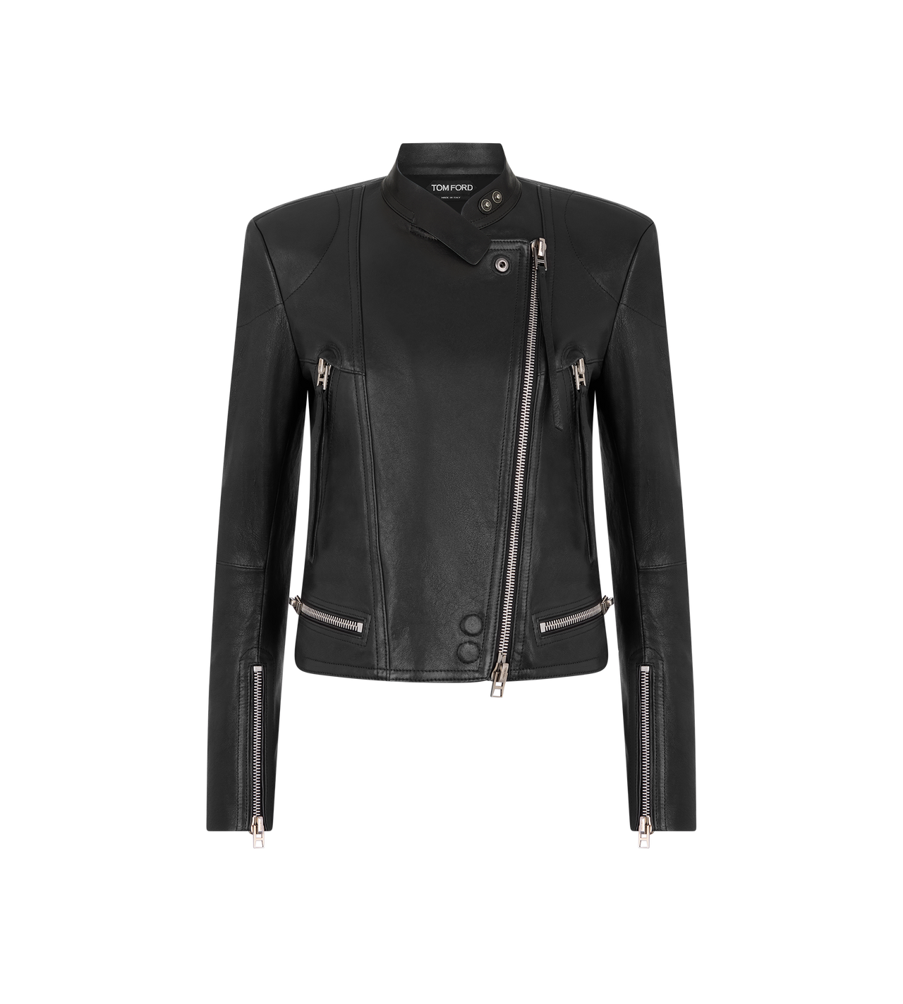 STEAM FINISHED NAPPA RACER JACKET image number 0