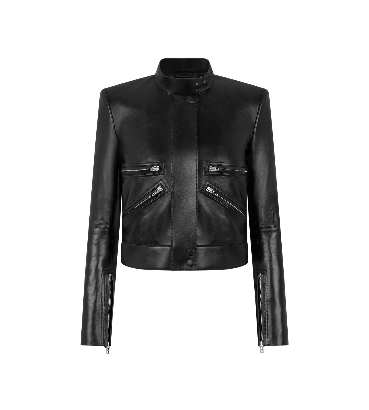 NAPPA LEATHER RACER JACKET image number 0