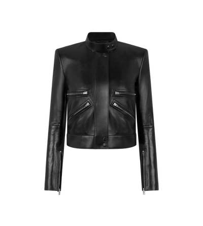 NAPPA LEATHER RACER JACKET image number 0