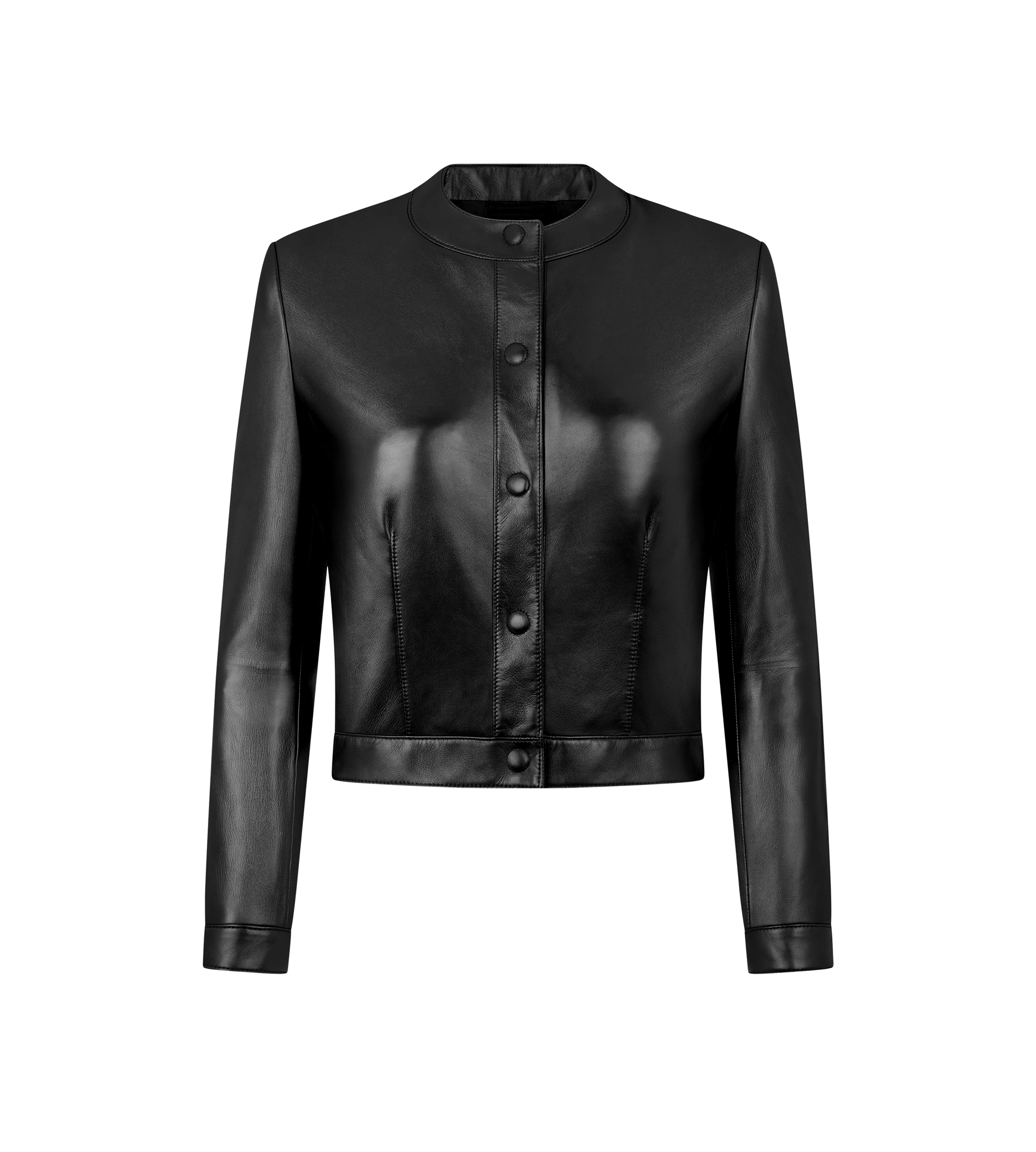 NAPPA LEATHER CARDIGAN JACKET