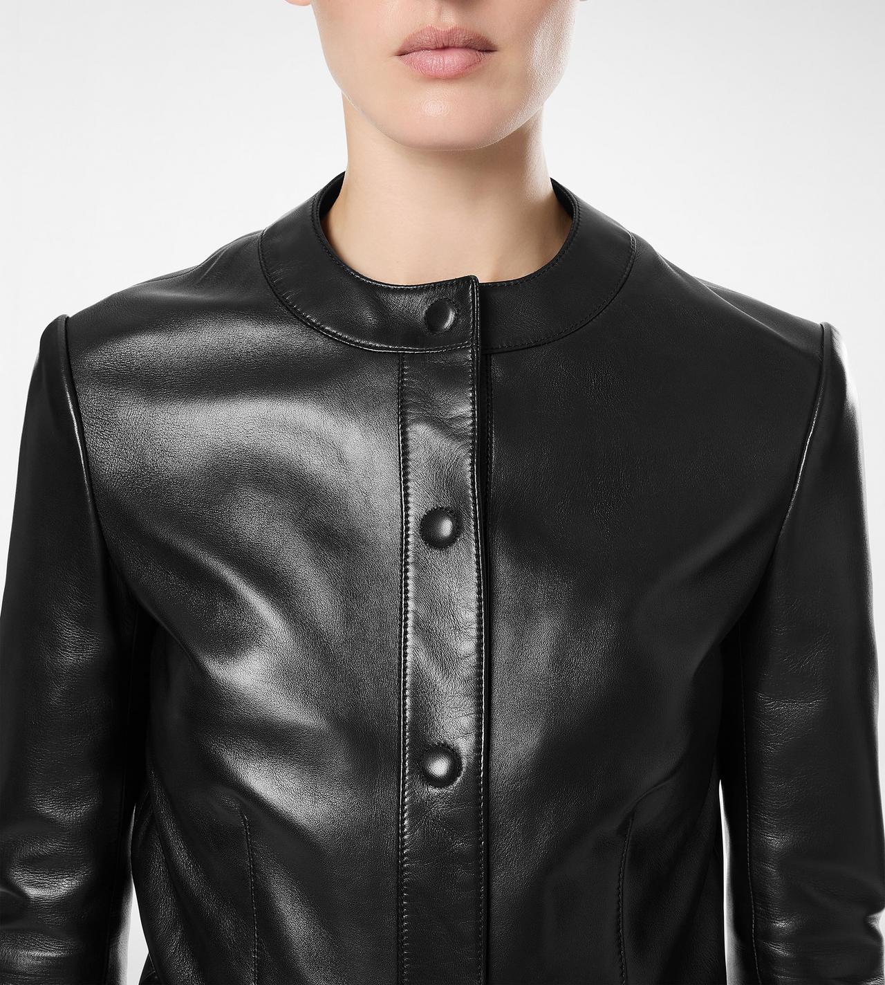 NAPPA LEATHER CARDIGAN JACKET image number 1