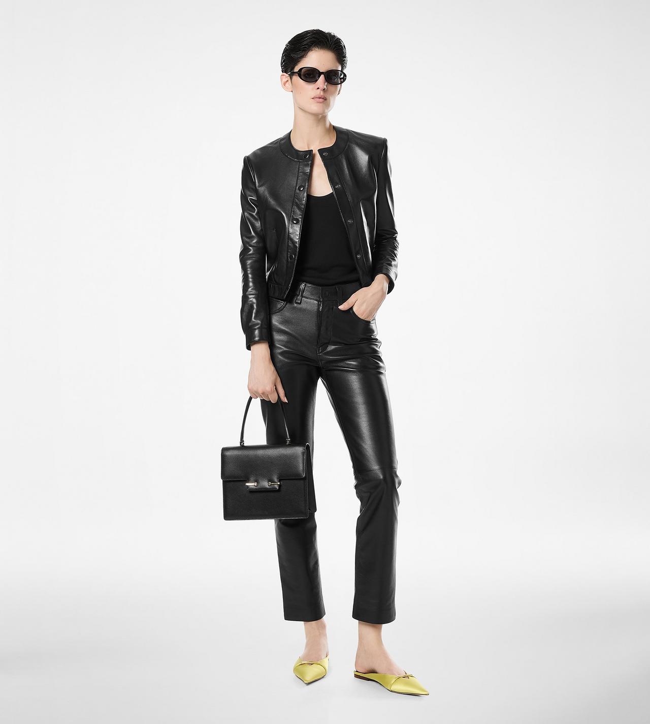 NAPPA LEATHER CARDIGAN JACKET image number 2