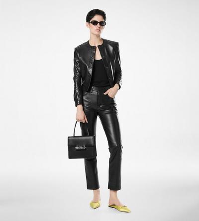 NAPPA LEATHER CARDIGAN JACKET image number 2