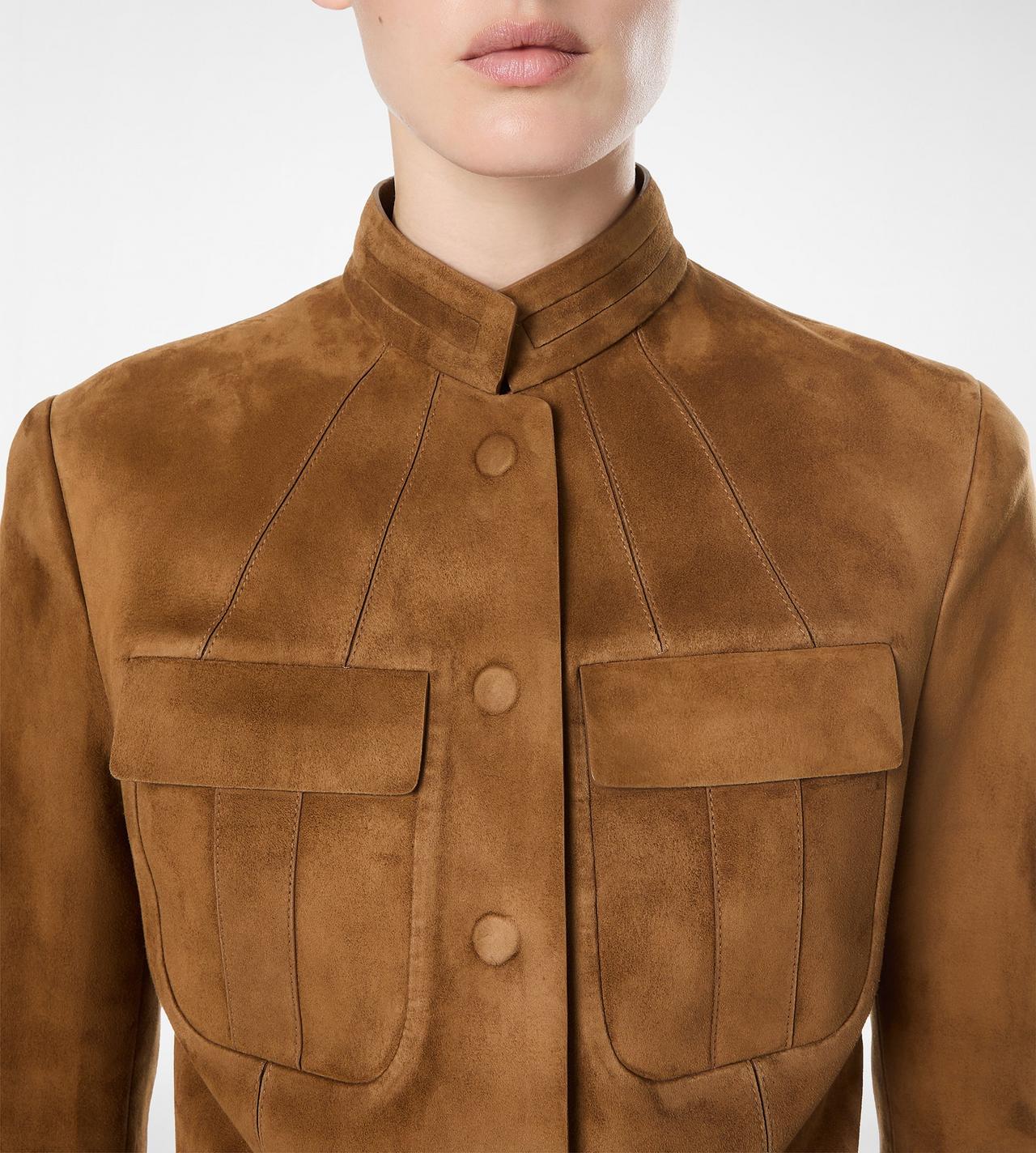 FULL GRAIN LAMB SUEDE OFFICER JACKET image number 1