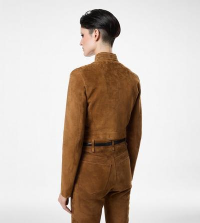 FULL GRAIN LAMB SUEDE OFFICER JACKET image number 4