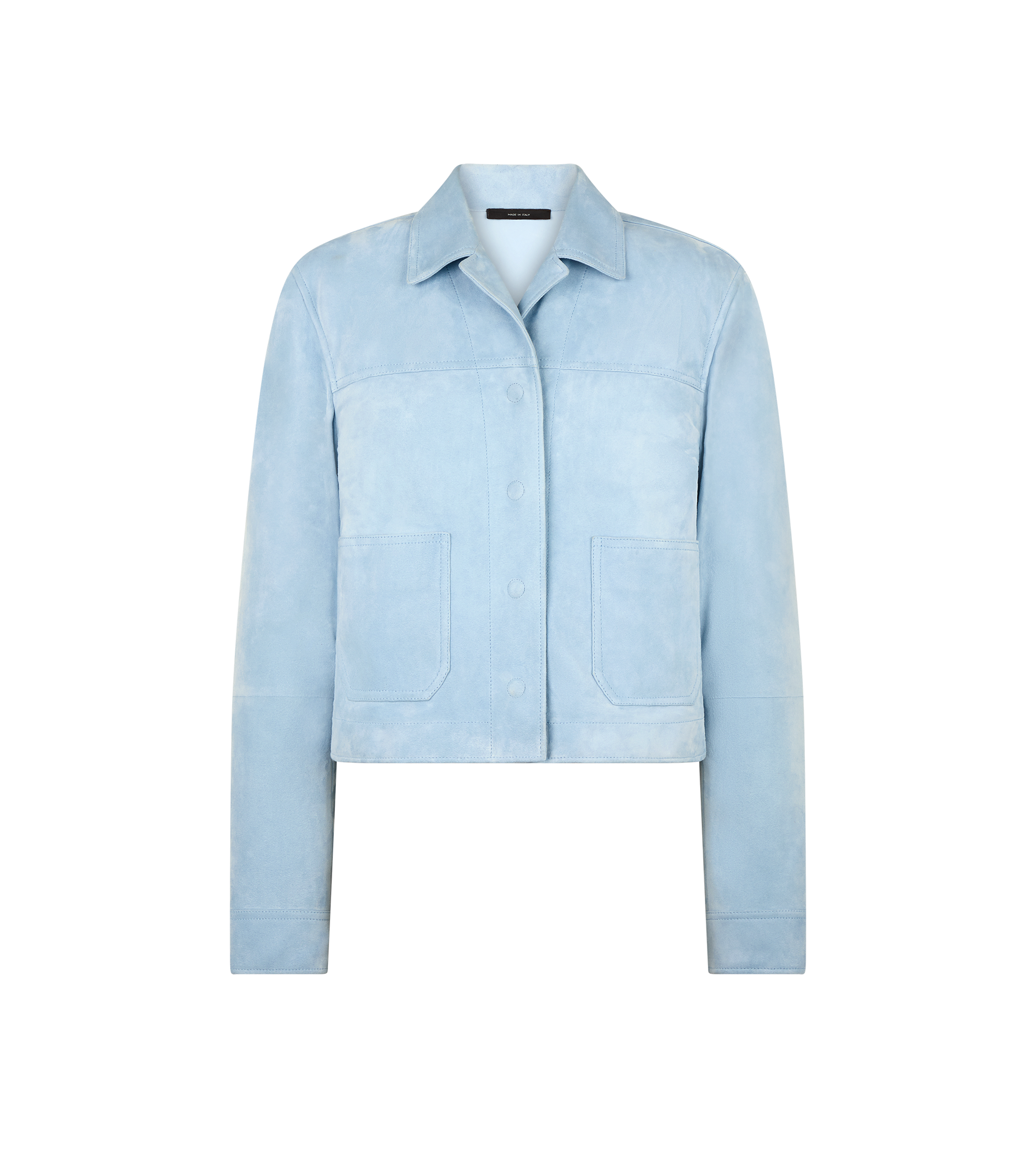 SOFT LAMB SUEDE OVERSHIRT JACKET