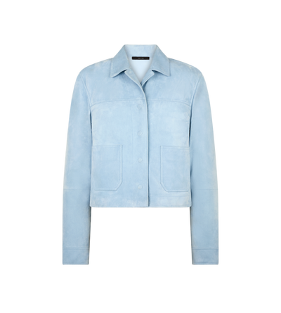 SOFT LAMB SUEDE OVERSHIRT JACKET image number 0