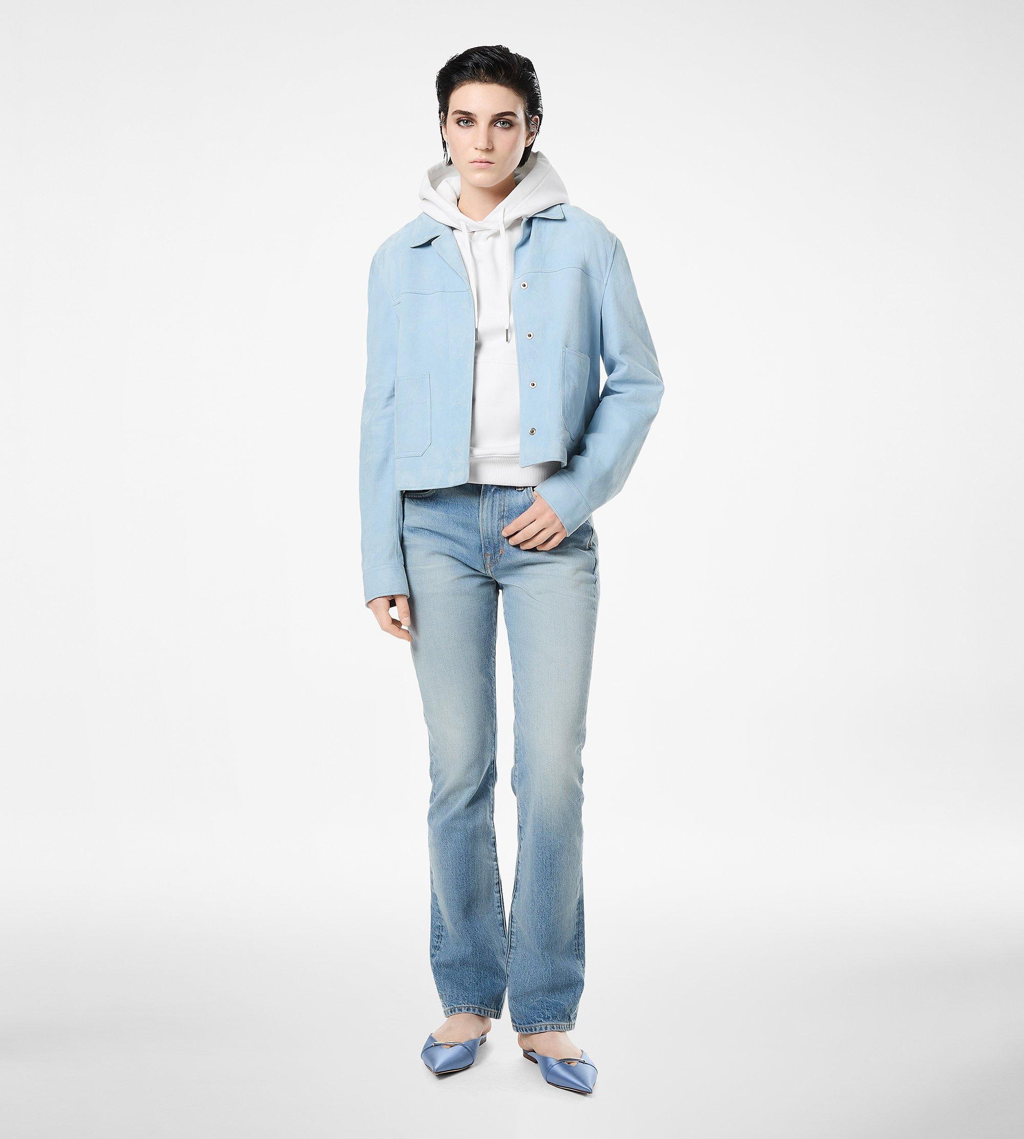 SOFT LAMB SUEDE OVERSHIRT JACKET