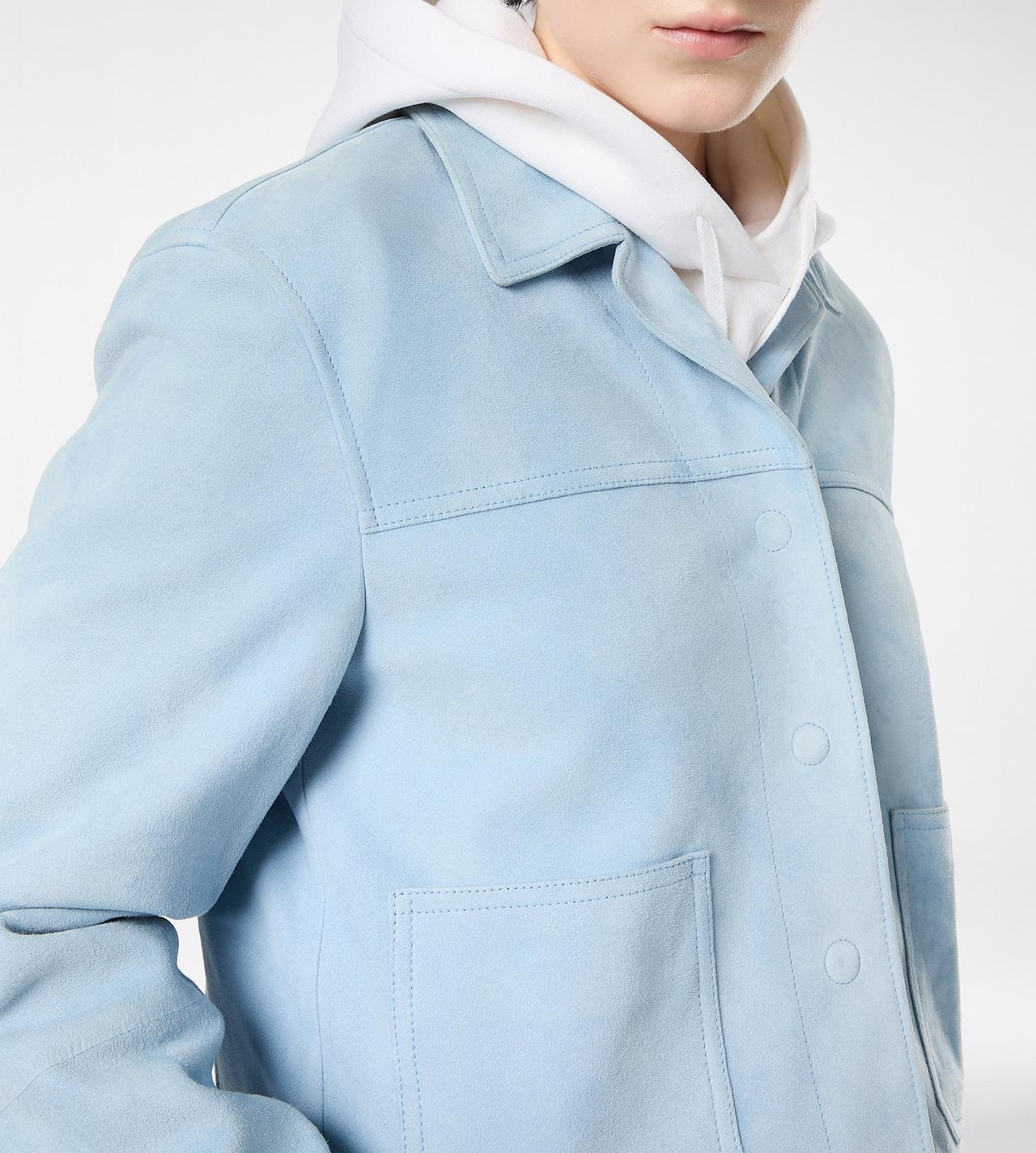 SOFT LAMB SUEDE OVERSHIRT JACKET image number 1