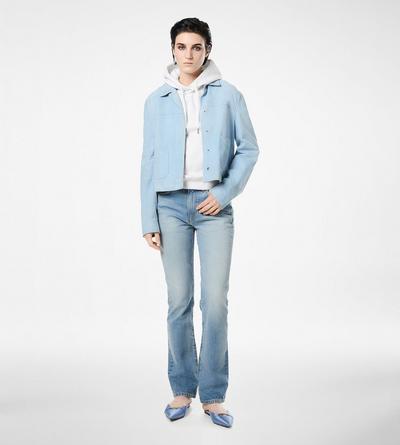 SOFT LAMB SUEDE OVERSHIRT JACKET image number 2